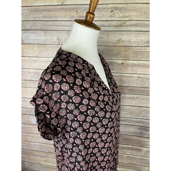 Pleione Small Popover Blouse Floral Medallion - Picture 8 of 9